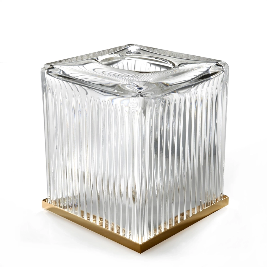 picture 1 A large crystal tissue container for a stylish bathroom – 3SC