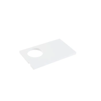 Picture Stylish 20 cm shelf with one hole for the bathroom – Stilhaus