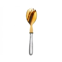 Picture Salad server fork, made of real silver