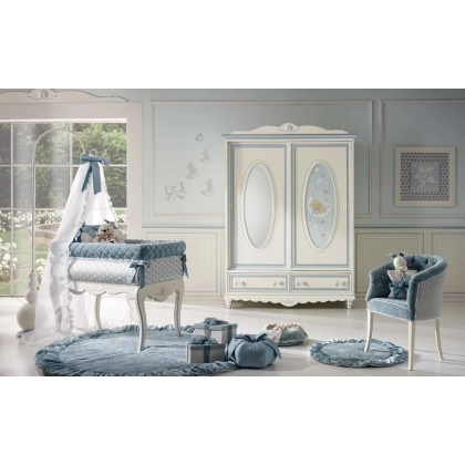 Picture Luxurious blue room for a baby - Ebanisteria Bacci