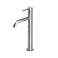 Picture Single-lever washbasin faucet for a minimalist bathroom