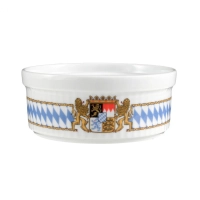 Picture Round cake tin 12 cm decorated with an original Bavarian motif - Seltmann Weiden