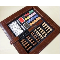 Picture A multi-purpose table for several games - dominoes, chess, poker, backgammon