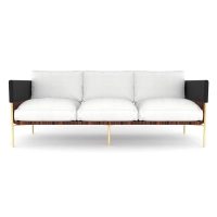 Picture A refined, unique three-seater sofa - Bitangra