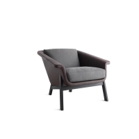 Picture Italian Sienna armchair with armrests