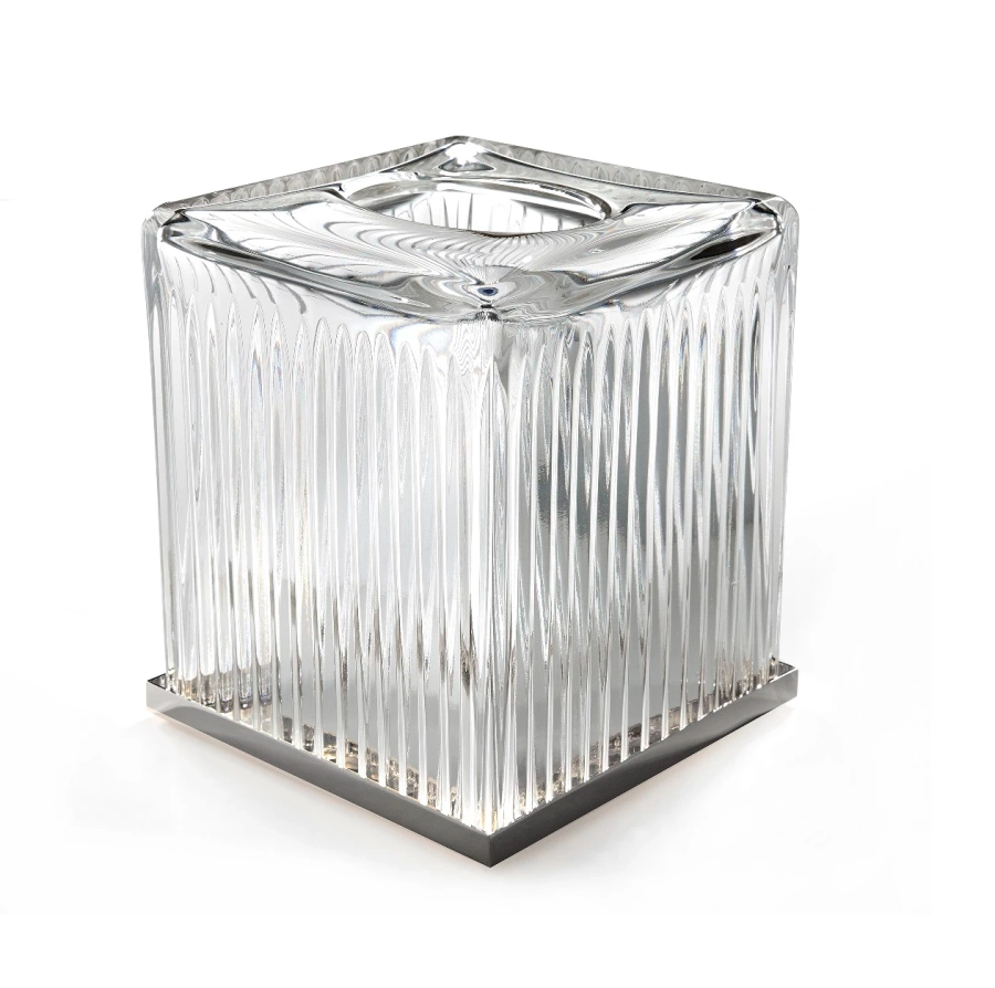 picture 2 A large crystal tissue container for a stylish bathroom – 3SC