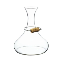 Picture Italian Langhe blown crystal wine decanter