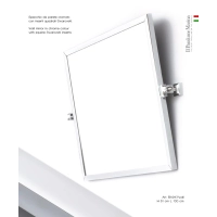 Picture Beautiful wall-mounted mirror in krome brass with Swarovski elements - Il Paralume Marina