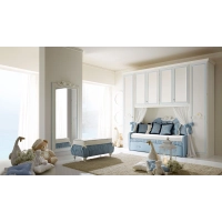 Picture Folding sofa with padded sides and pull-out drawer - Ferretti e Ferretti