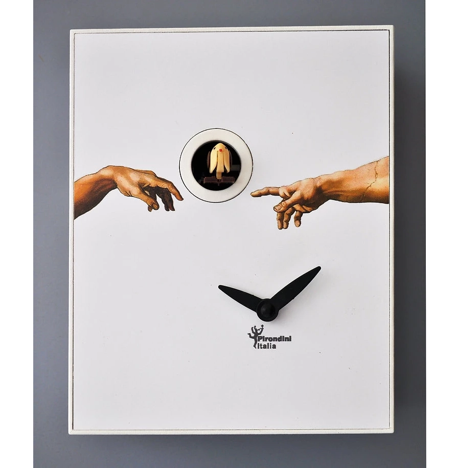 picture 1 A unique wall or table clock with a playing cuckoo