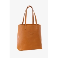 Picture Leather shopper bag with beautiful engraving - Terrida
