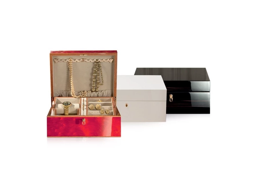 picture 3 Jewelry box, polished ebony - Agresti