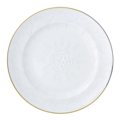 Zdjęcie Talerz deserowy z porcelany Paseo z bogatym reliefowym zdobieniem - Vista Alegre