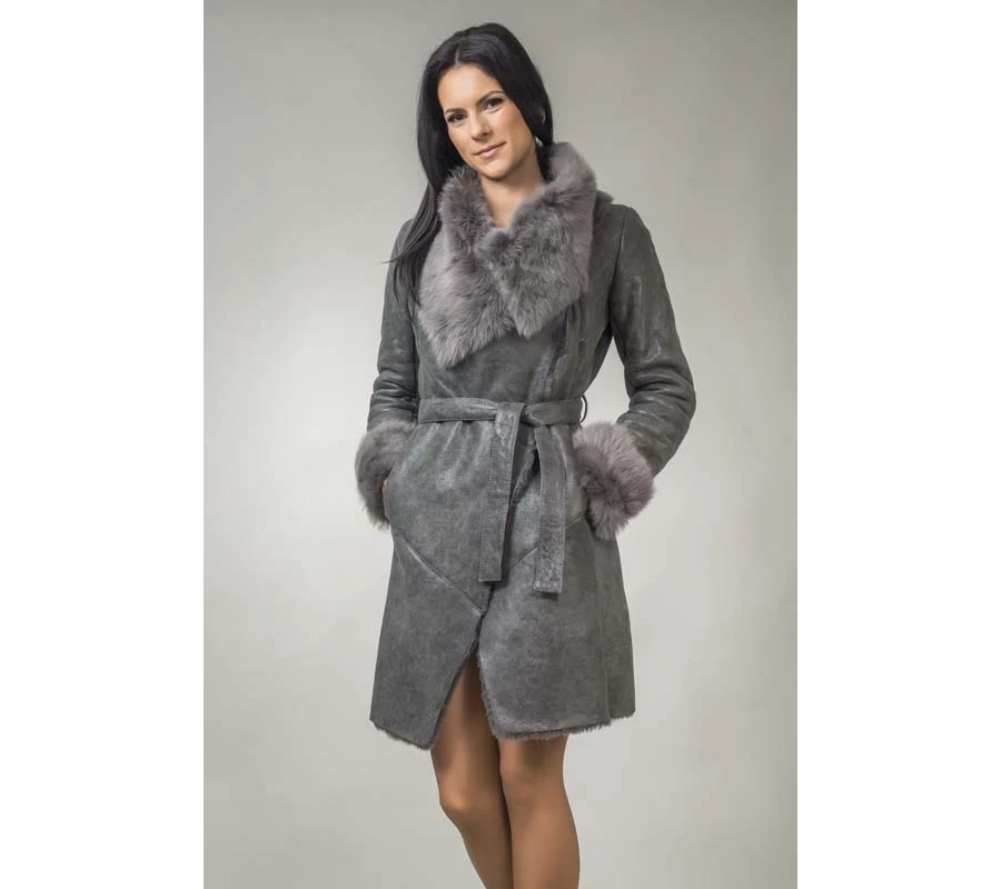 picture 13 Luxurious long lambskin coat - A&A Vesa