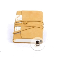 Picture Classic beige leather notebook - Legatoria Koine