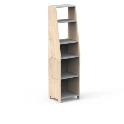 Picture Montessori Asymetry double set of children's shelves - Mathy by Bols