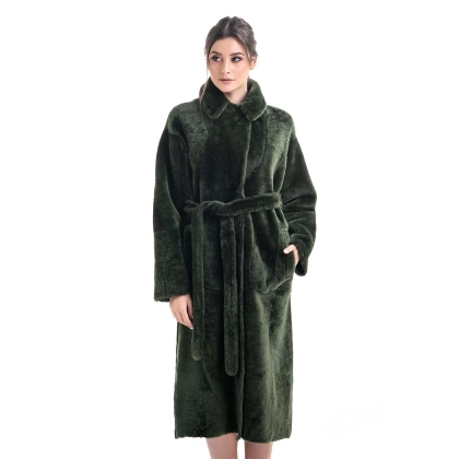 Picture Women's merino fur coat - A&A Vesa