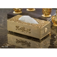 Bild Taschentuchbox aus vergoldeter Bronze