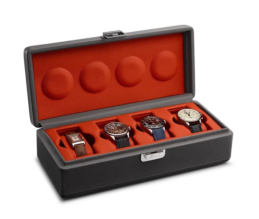 picture 1 Luxurious watch storage case covered with calf leather