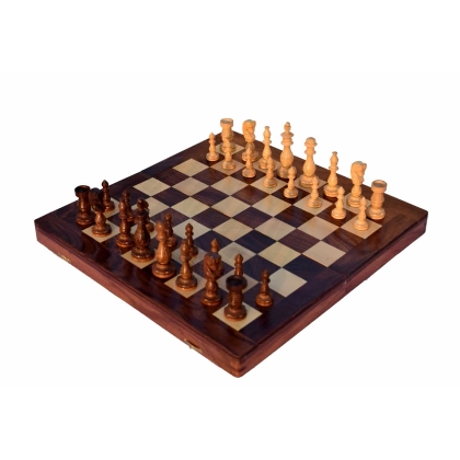 Zdjęcie Gustowny składany zestaw szachowy - The Chess Empire