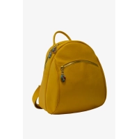Bild Eleganter gelber Rucksack aus italienischem Leder - Terrida