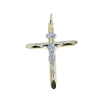 Zdjęcie Piękny krzyż z Chrystusem wym.37x26mm.