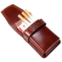 Picture Beautiful, leather cigarette case - F. Hamman