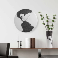 Picture Elegante reloj de pared Geographic de cerámica