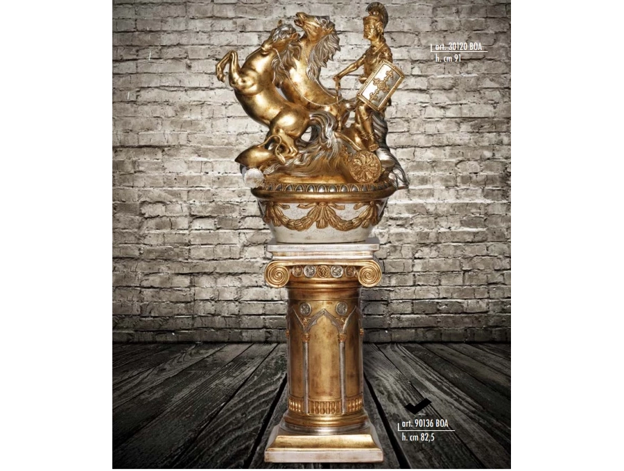 Bild 1 Wunderschöne Centurion-Säule aus Keramik, 82,5 cm – Valle d'oro Patchi