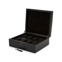 Picture Increíble caja British Racing Black para 8 relojes