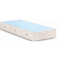 Picture Drawer on wheels for a bed for a teenager's room - Cilek