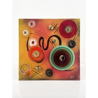 Bild Ein wunderbares Gemälde „Hommage an Kandinsky“ im modernen Stil