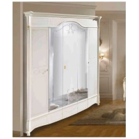 Picture Italian 5-door wooden wardrobe with 3 mirrors - Casa + 39