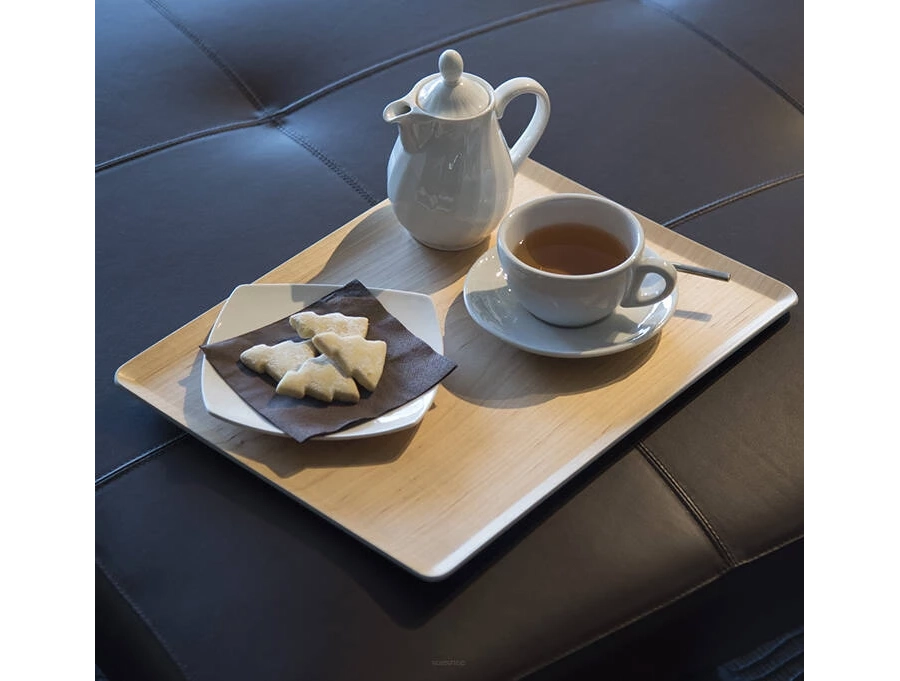 picture 2 Light walnut serving tray