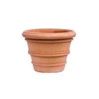 Picture Italian terracotta vase for the garden, 69 cm - Goti Terrecotte