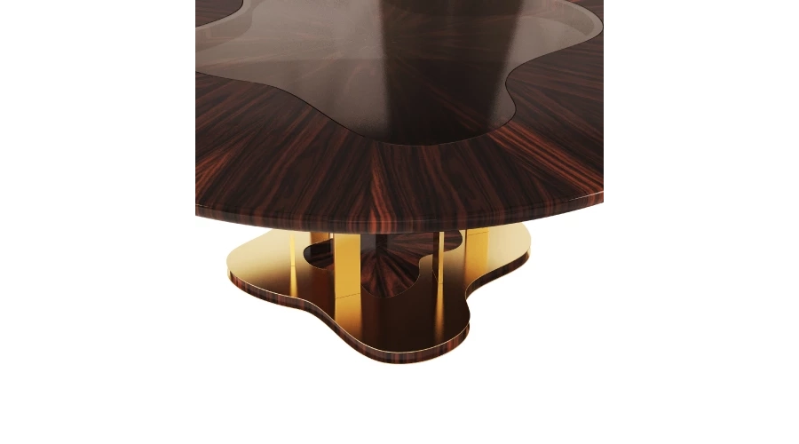 picture 2 Timeless dining table - high gloss finish - Malabar