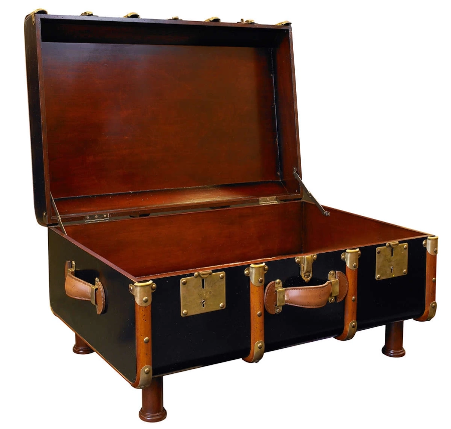 picture 2 Elegant table/case "Stateroom" in black - Authentic Models