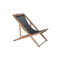 Picture Venezia adjustable lounger in teak