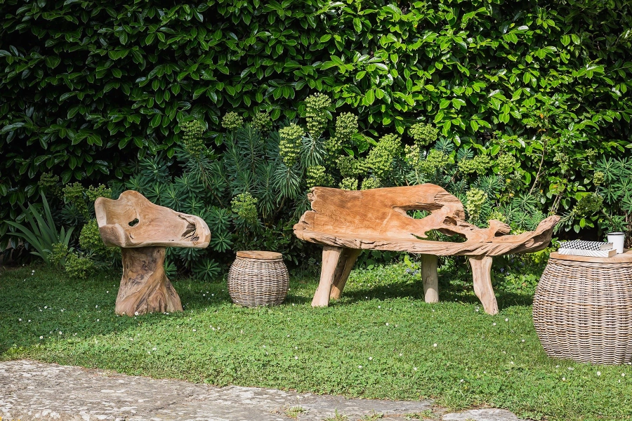 Bild 3 Stilvoller Tisch – Bongo-Hocker für Garten und Terrasse