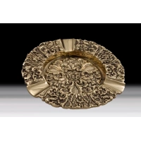 Picture Cenicero floral de bronce