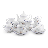 Bild Luxuriöses 15-teiliges Teeservice mit Gänsemotiv – Leander