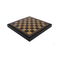 Picture Black and gold, elegant chess board (35cm) 219GN
