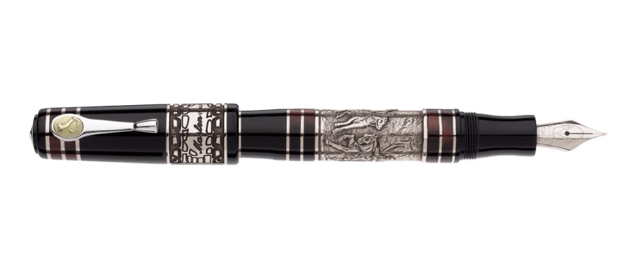 picture 2 Luxurious ballpoint pen, hand-decorated with Risorgimento