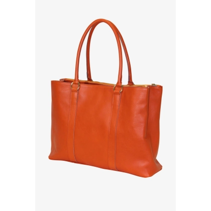 Zdjęcie Luksusowa pomarańczowa torebka typu shopper - Terrida