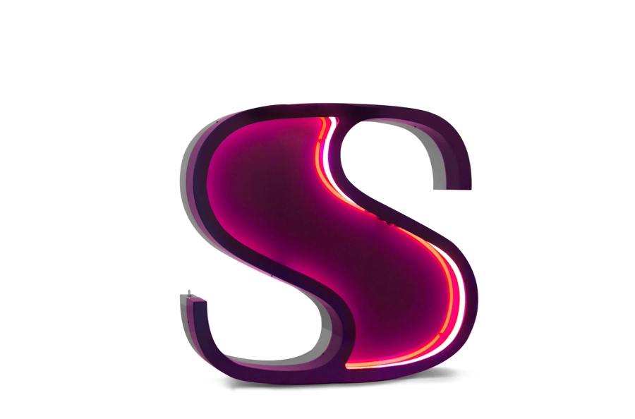 picture 1 A phenomenal neon letter S