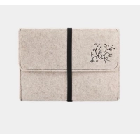 Picture Laptop briefcase with the option of placing decorative elements