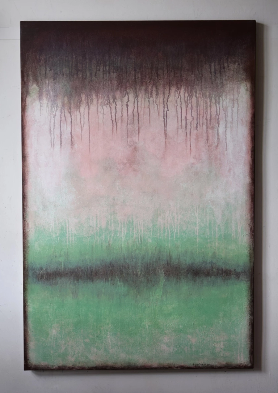 Bild 2 „Attraction“ Abstraktion auf Leinwand, Kamila Ossowska