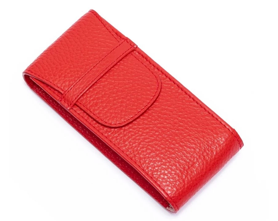 picture 2 Excellent red leather watch case