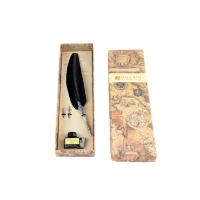 Picture A prestigious calligraphy set with a pen