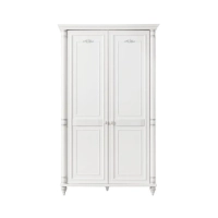 Picture Youthful, white two-door wardrobe - Cilek